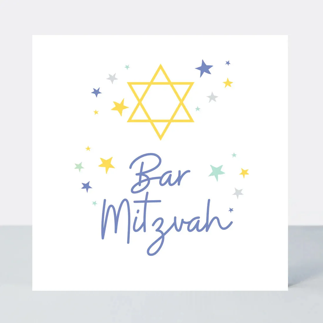 Rainbows Bar Mitzvah Card