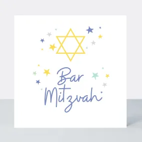 Rainbows Bar Mitzvah Card