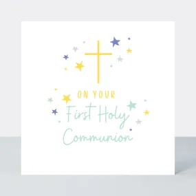Rainbows First Holy Communion Card