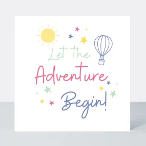 Rainbows Let The Adventure Begin Card