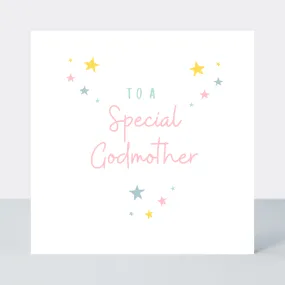 Rainbows Special Godmother Card