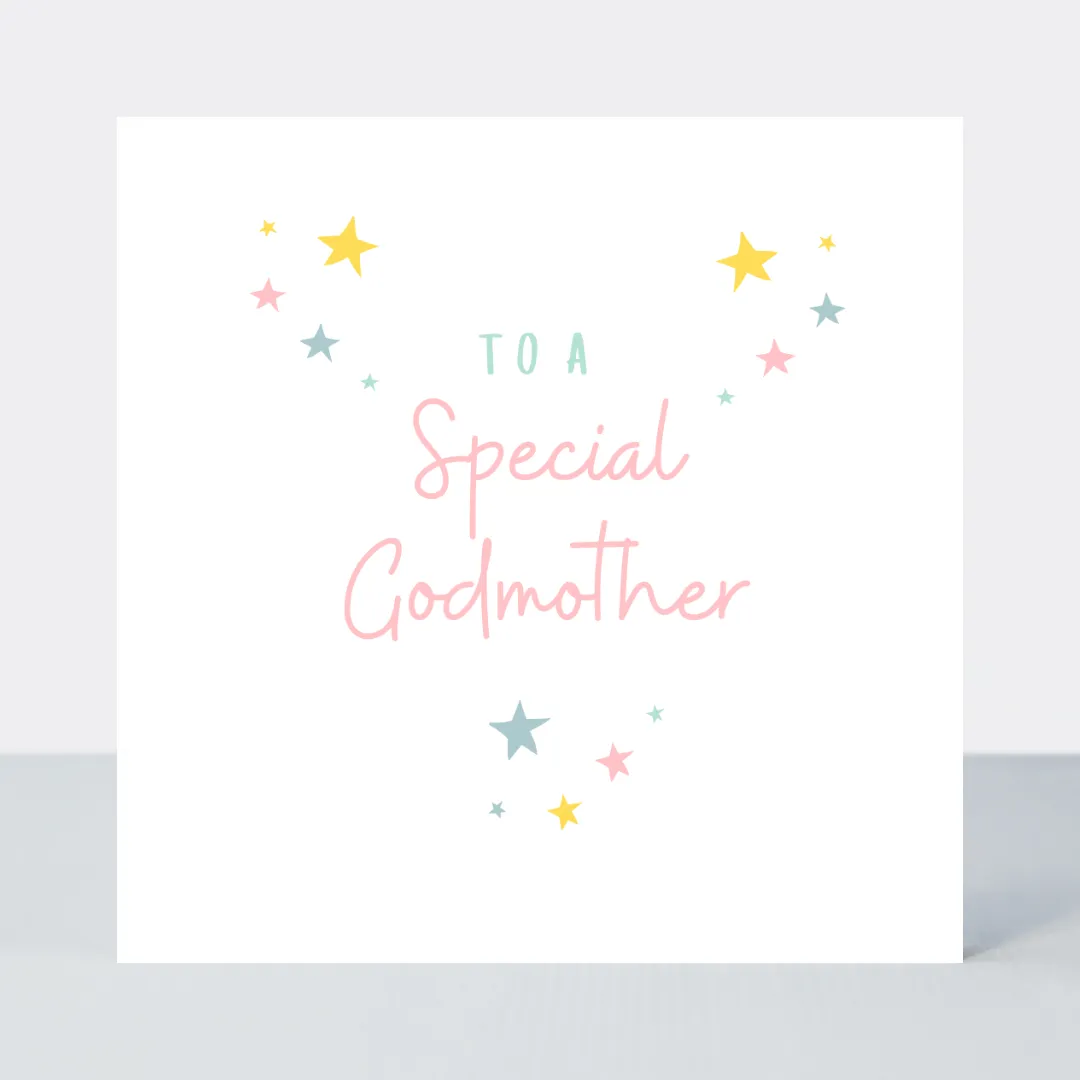 Rainbows Special Godmother Card