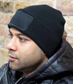 Result Core Double Knit Printers Beanie | Black