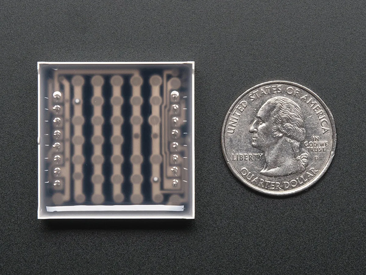 Small 1.2\" 8x8 Ultra Bright Red LED Matrix"