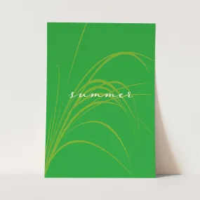 Summer Green Digital Poster