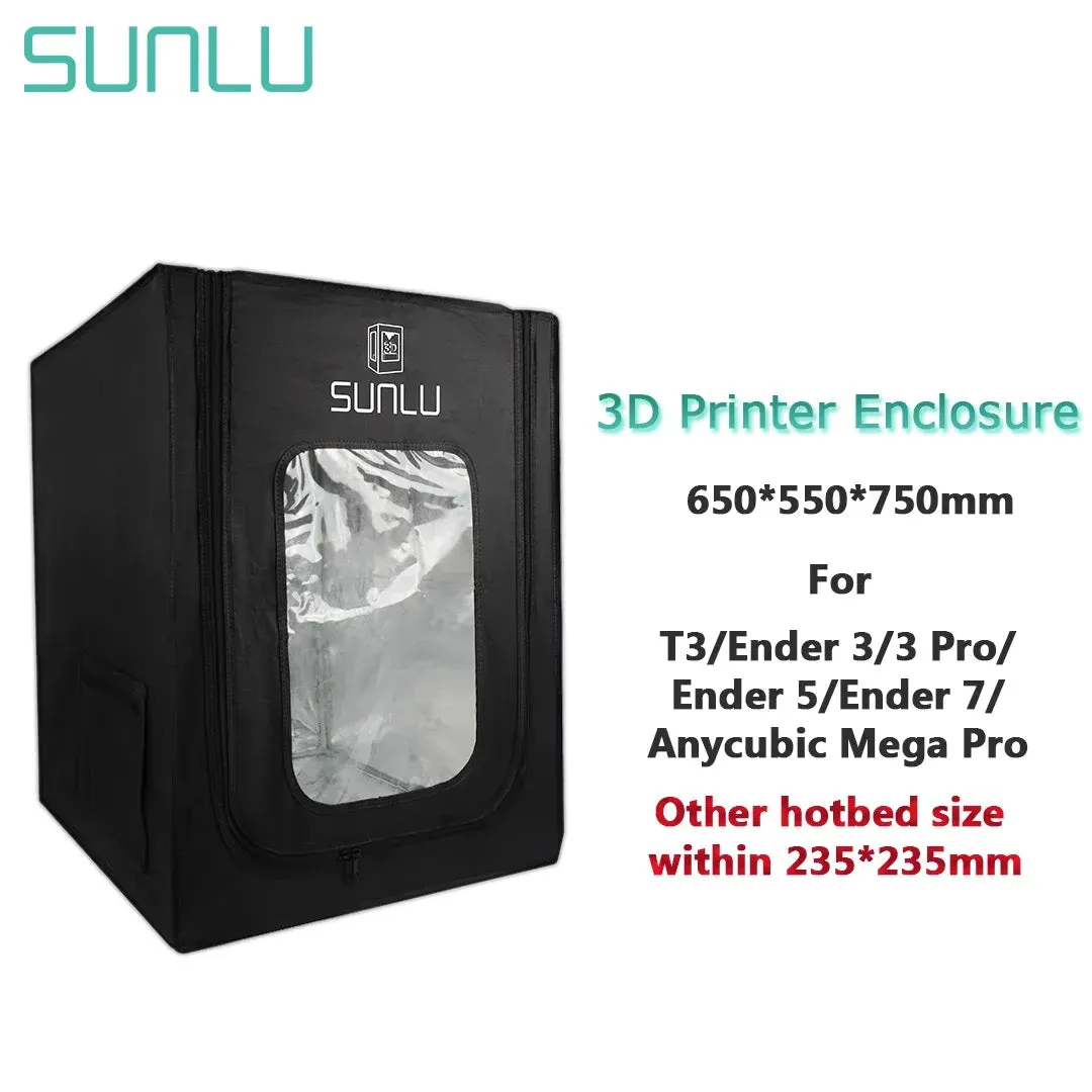 SUNLU 3D Printer Enclosure: Ideal for Ender 3/Ender 5 or similar upto 235mm² bed