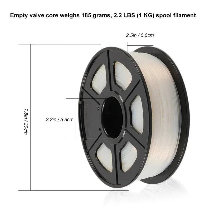 SUNLU PA Nylon 3D Filament 1.75mm 1KG