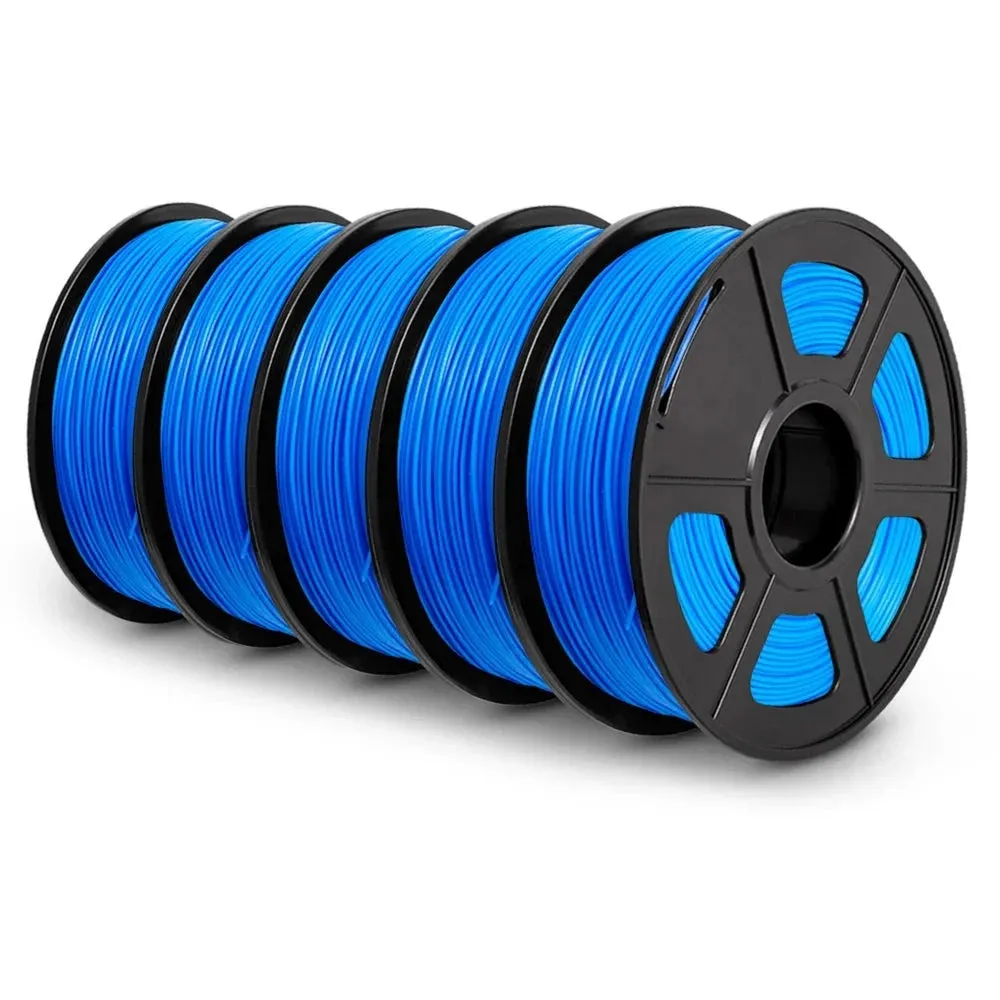 SUNLU PLA  5x1kg: High Quality 3D Printer PLA-PLUS Filament