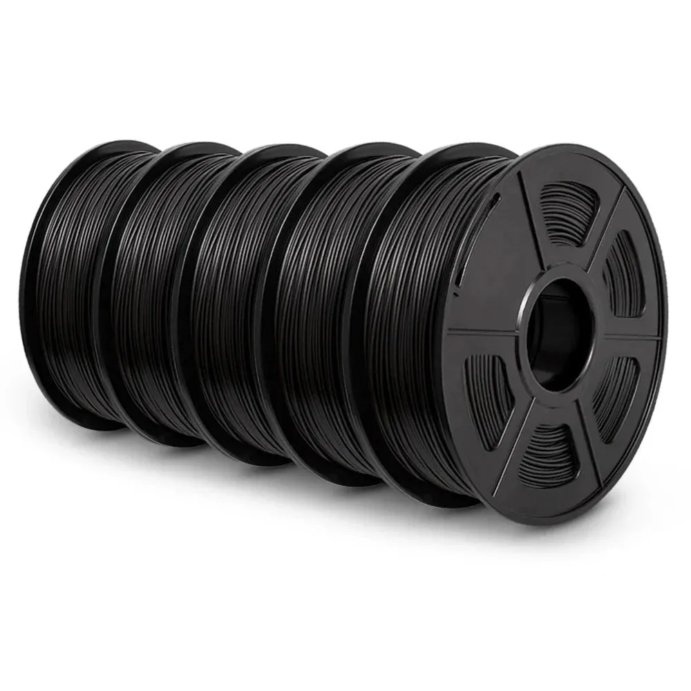 SUNLU PLA  5x1kg: High Quality 3D Printer PLA-PLUS Filament