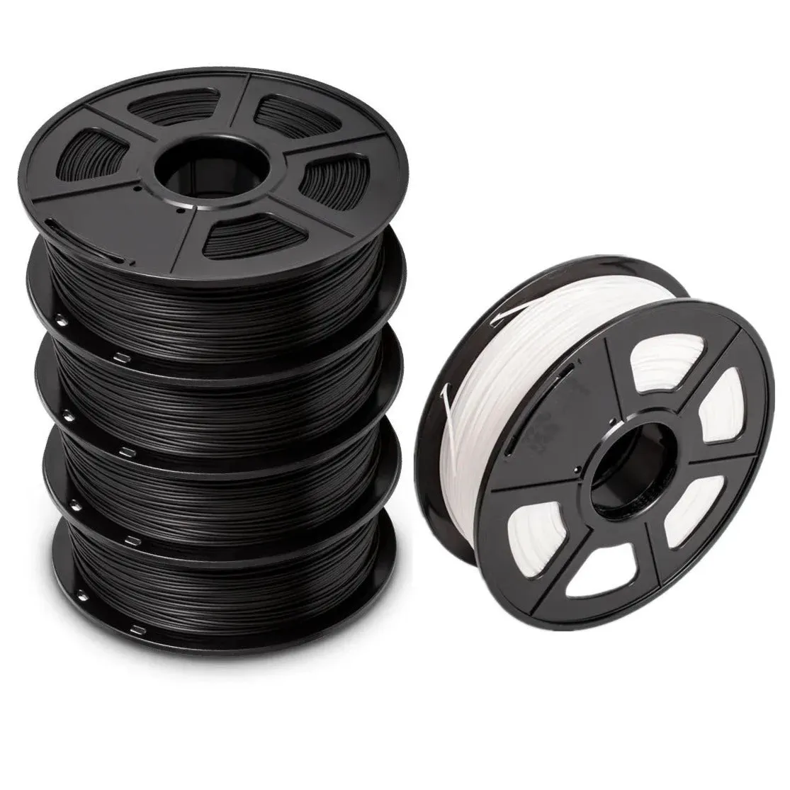 SUNLU PLA  5x1kg: High Quality 3D Printer PLA-PLUS Filament