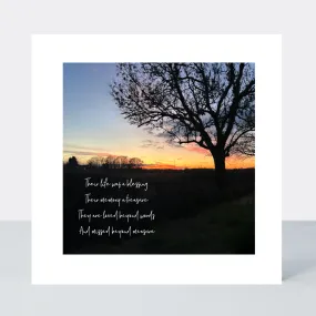 Sunsets Missed Beyond Measure Card
