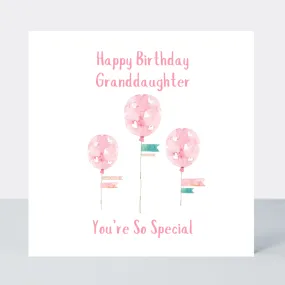 Sweet Hearts Granddaughter Birthday Card