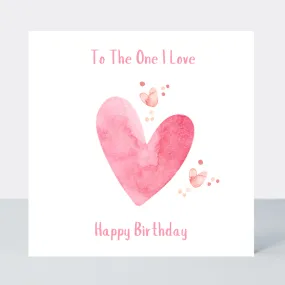 Sweet Hearts One I Love Birthday Card