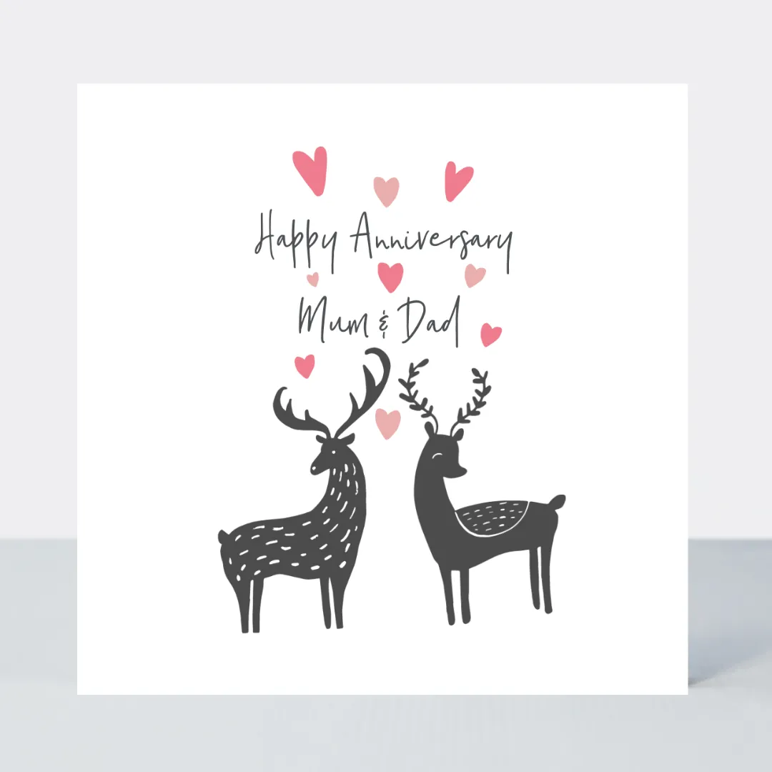 Sweet Little words Mum & Dad Anniversary Card