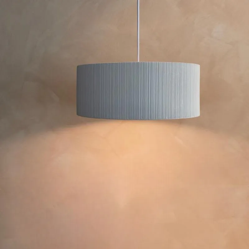 Textured Wide Shade Pendant Light | Terra
