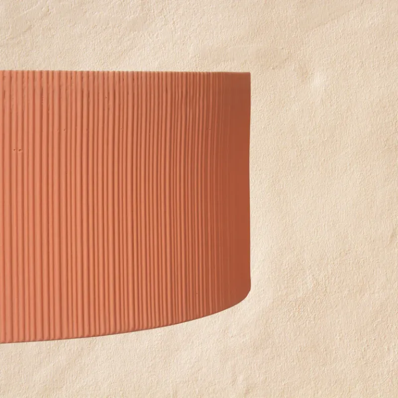 Textured Wide Shade Pendant Light | Terra