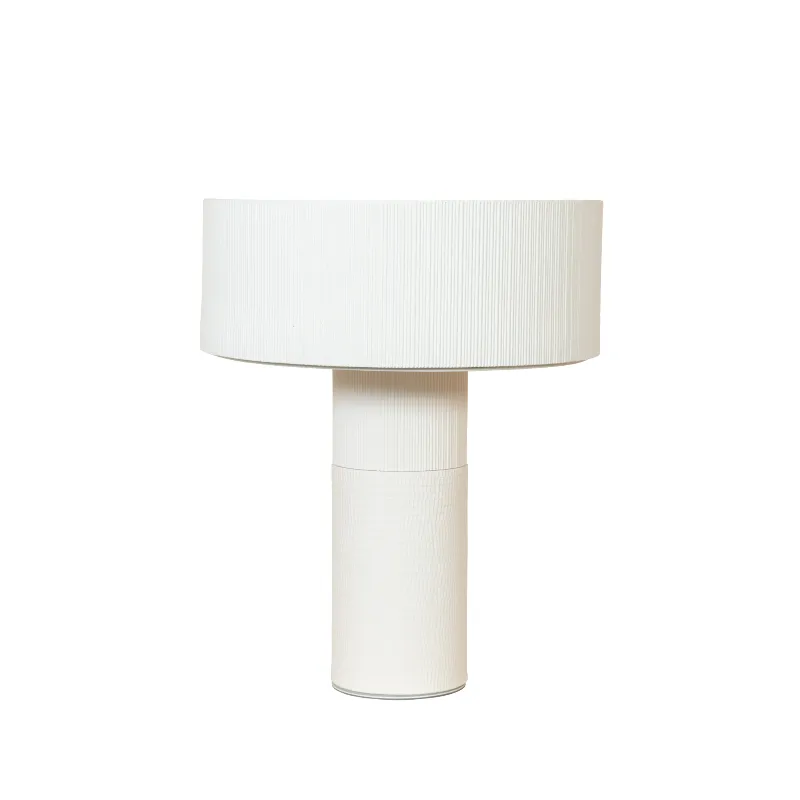 Textured Wide Shade Table Lamp | Terra