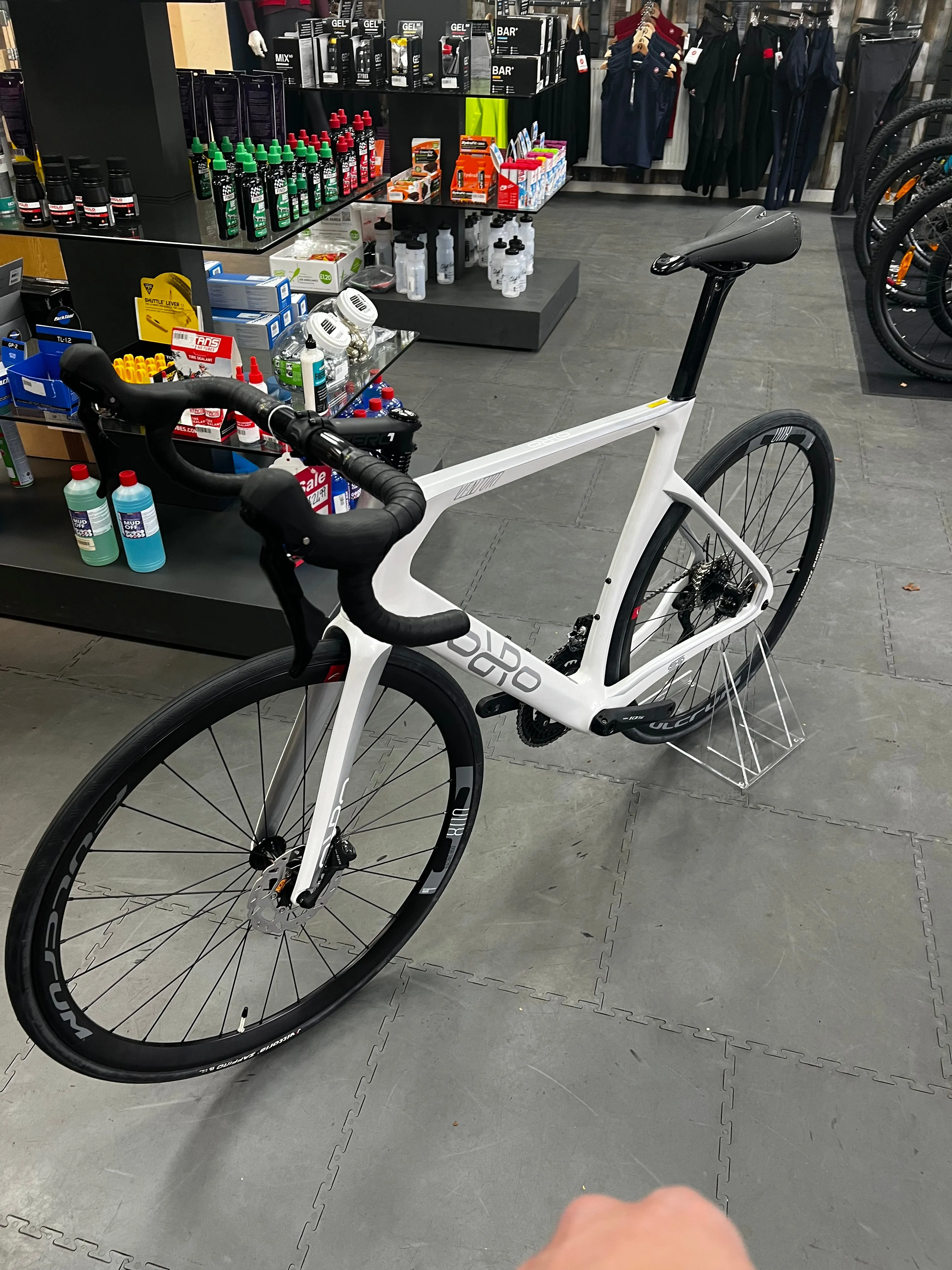 Transparent Bike Display Stand