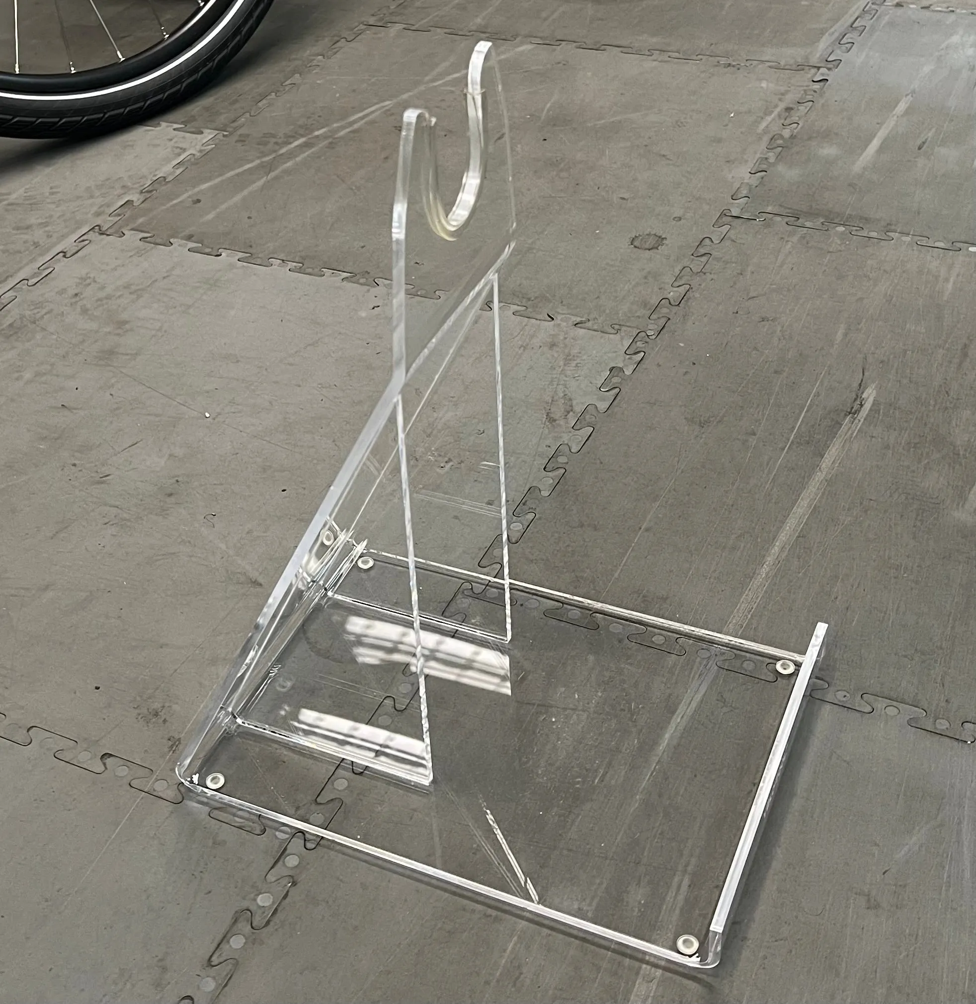 Transparent Bike Display Stand