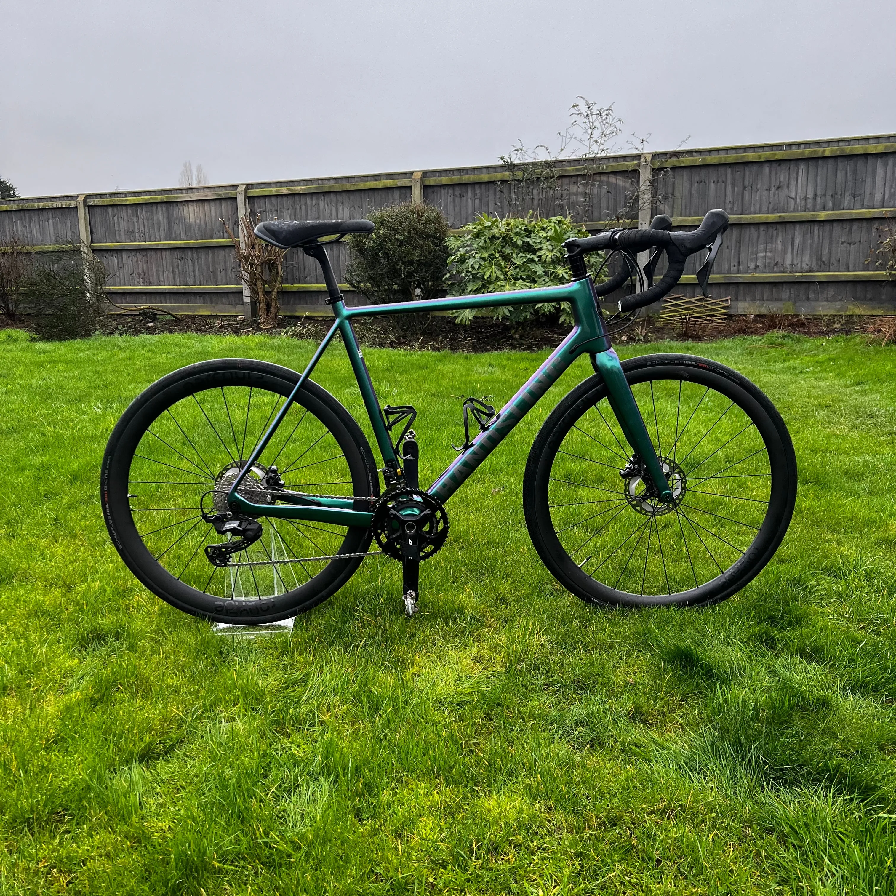 Transparent Bike Display Stand