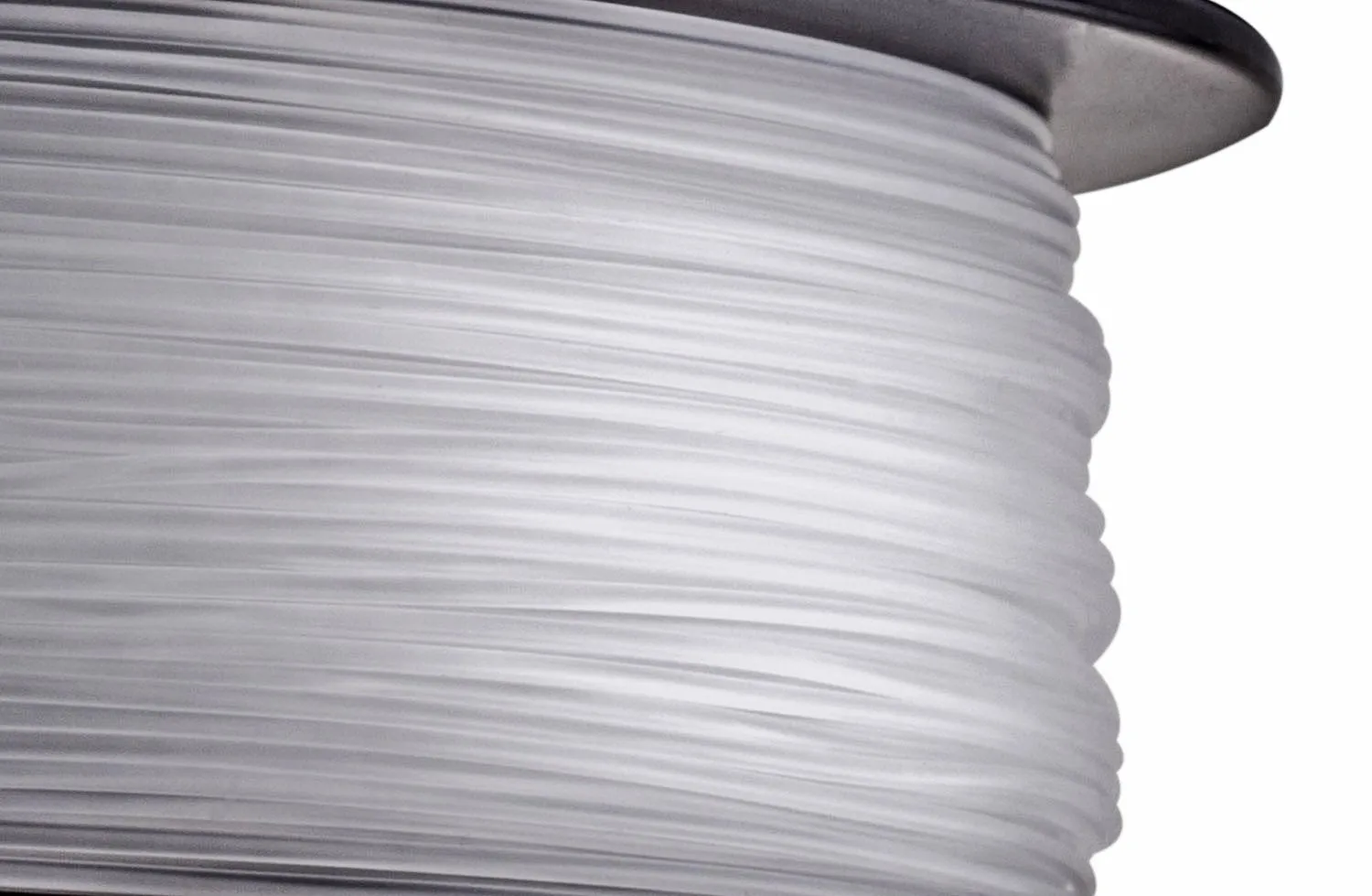 TRANSPARENT WHITE ABS FILAMENT - 1.75MM, 1KG SPOOL