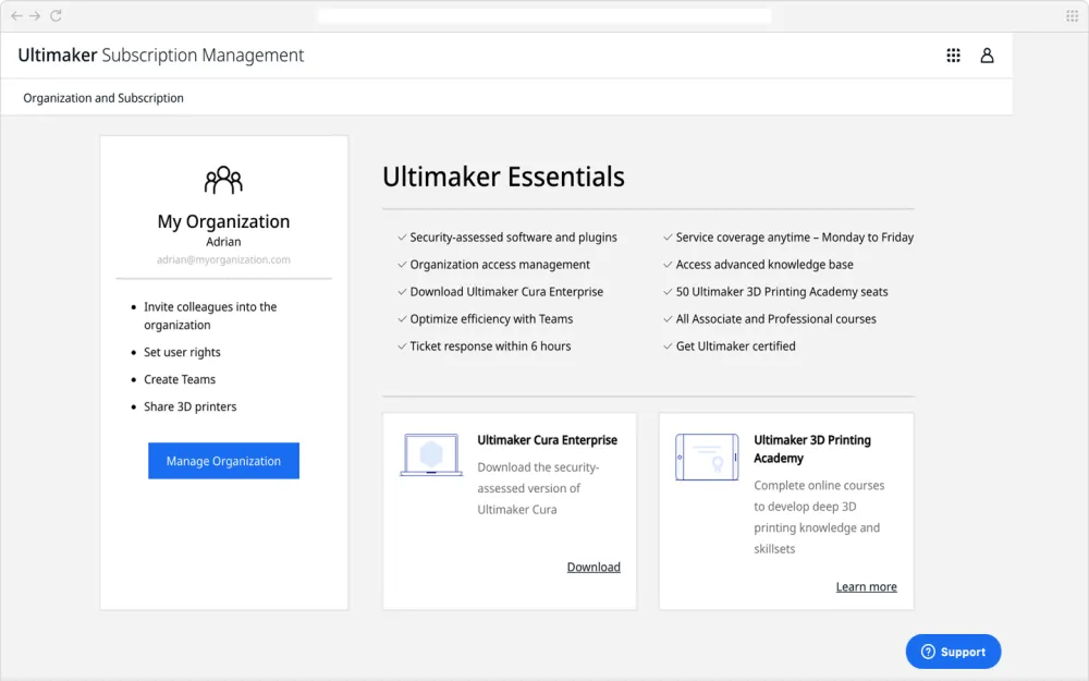 UltiMaker Enterprise Software