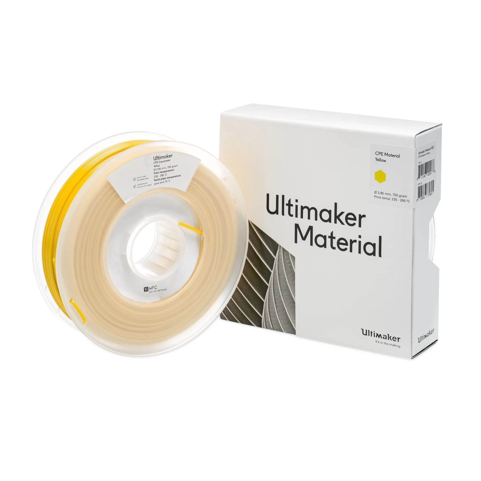 Ultimaker Filament - CPE Yellow, 750g