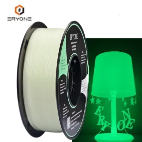 [US] ERYONE Glow in the Dark Filament: 1.75mm 1kg 3D Printer Luminous PLA Filament