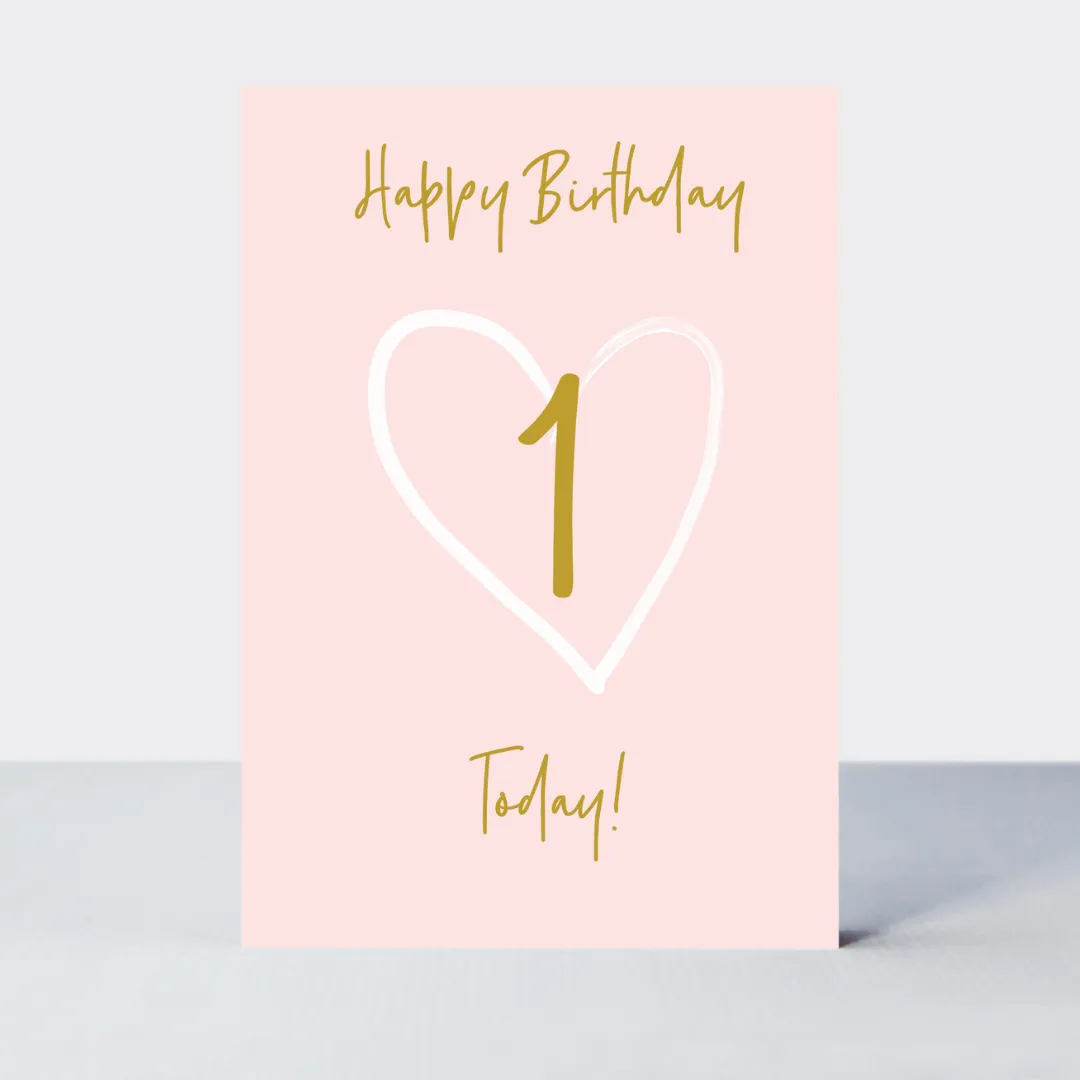 Wonderful You Age 1 Card - Foil