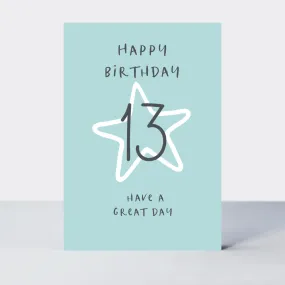 Wonderful You Age 13 Card