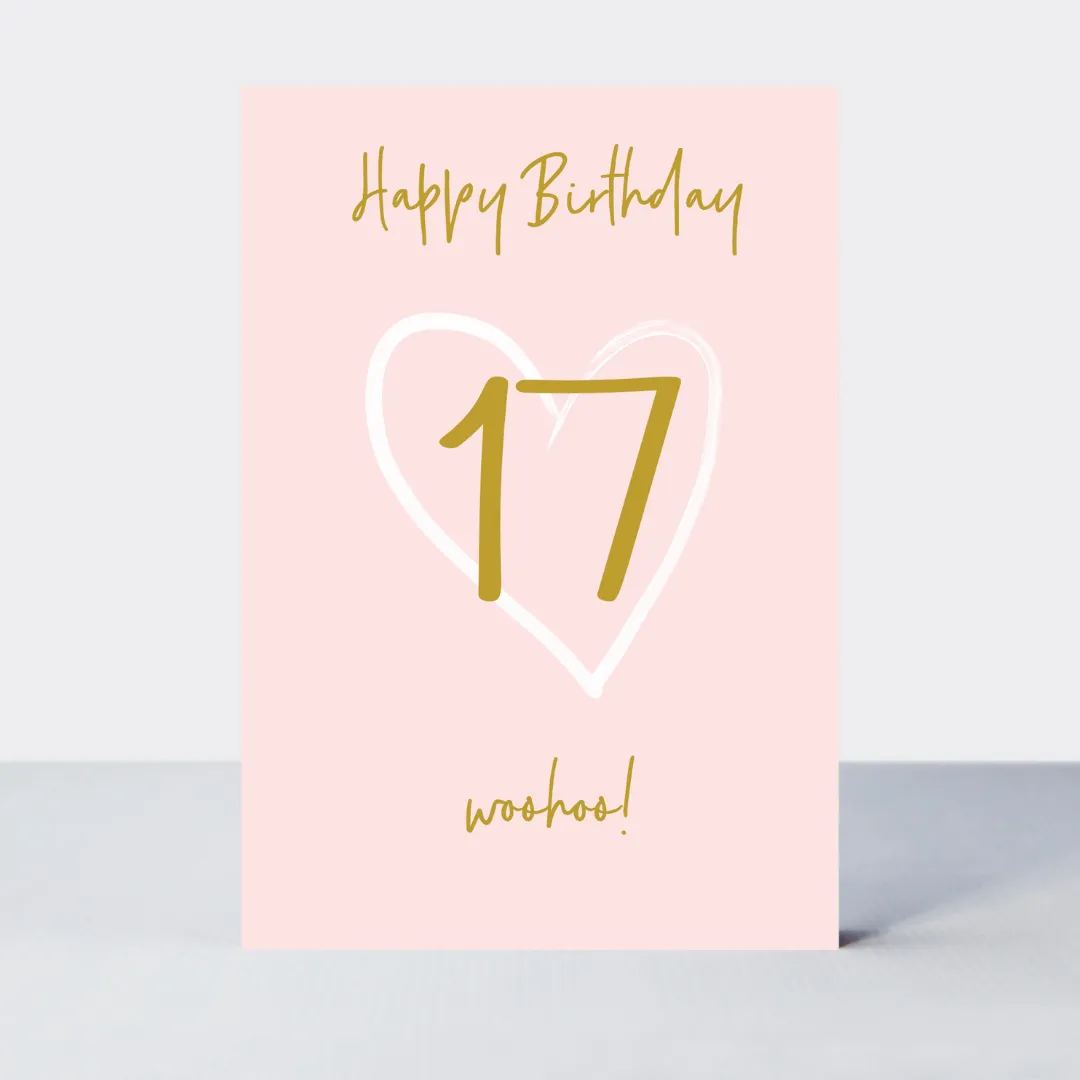 Wonderful You Age 17 Card - Foil