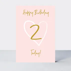 Wonderful You Age 2 Card - Foil