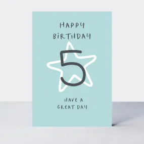 Wonderful You Age 5 Card