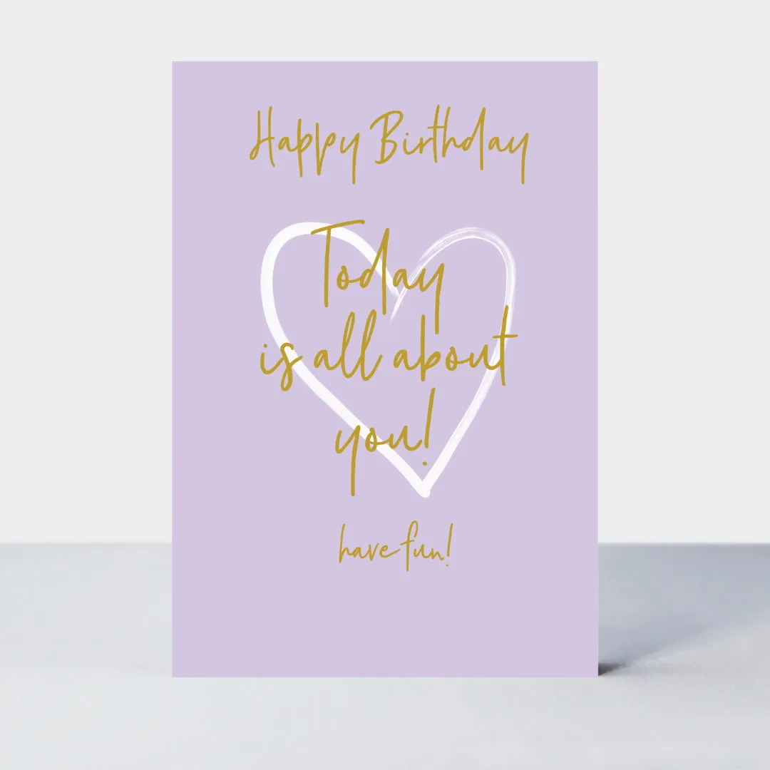Wonderful You All About You Birthday Card - Foil